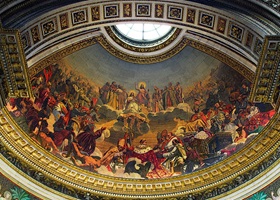 fresque et peinture église de la madeleine